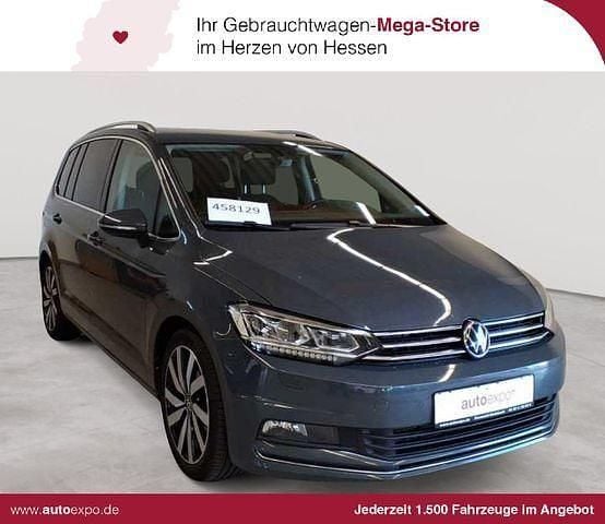 Delfingrau metallic Gebraucht 2022 VW Touran Highline Van / Kleinbus | 21.190 € (Guter Preis) - Bild 1/4