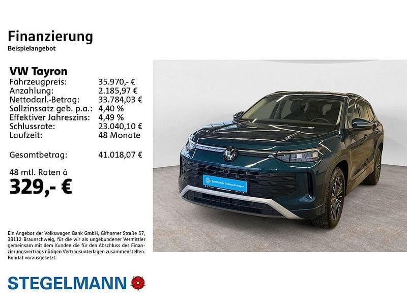 Gebraucht VW Tayron Life 150 PS (110 kW) 2025 Blau SUV