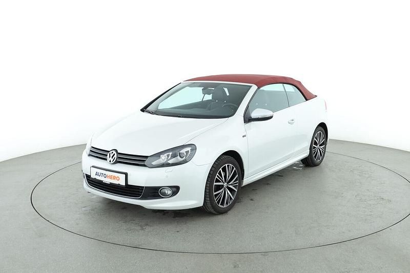 Weiß Gebraucht 2016 VW Golf Cabriolet Allstar Cabrio | 14.990 € (Fairer Preis) - Bild 1/3