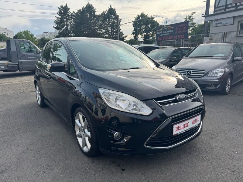Schwarz Gebraucht 2014 Ford C-MAX Titanium Van / Kleinbus | 7.999 € (Fairer Preis) - Bild 1/4