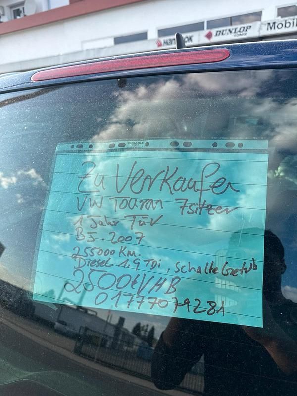 Gebraucht VW Touran 140 PS (102 kW) 2007 Blau Van / Kleinbus