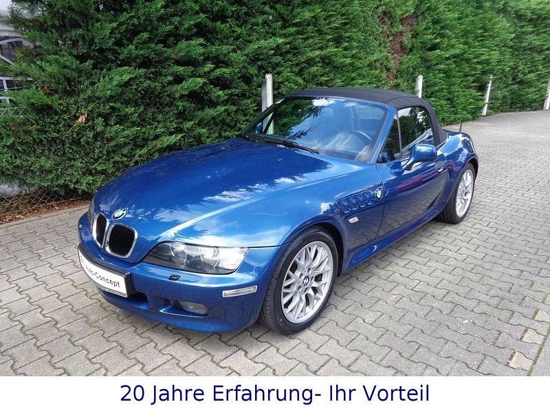 Blau Gebraucht 2002 BMW Z3 Sport Line Cabrio | 9.480 € (Fairer Preis) - Bild 1/4