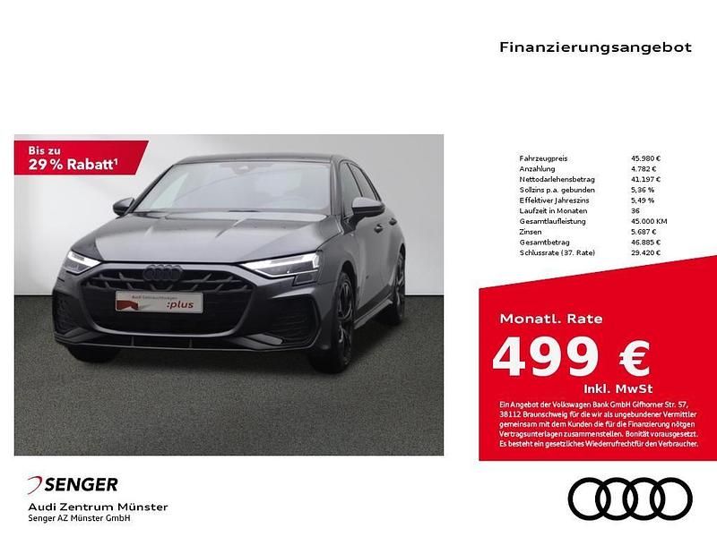 Grau Neu 2025 Audi A3 Comfort Limousine | 45.980 € - Bild 1/4