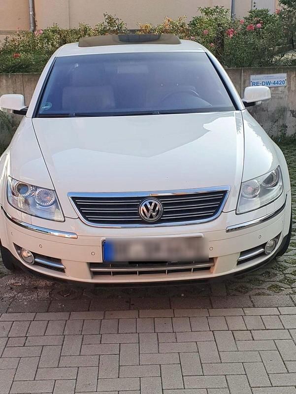 Weiß Gebraucht 2008 VW Phaeton Individual Limousine | 2.980 € (Superpreis) - Bild 1/4