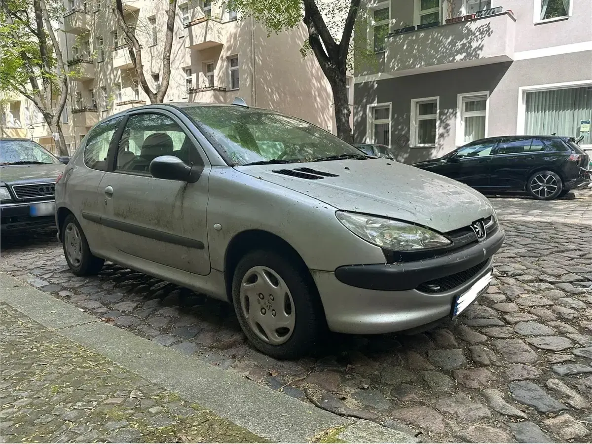 Używany Peugeot 206 60 KM (44 kW) 2004 Srebrny Hatchback