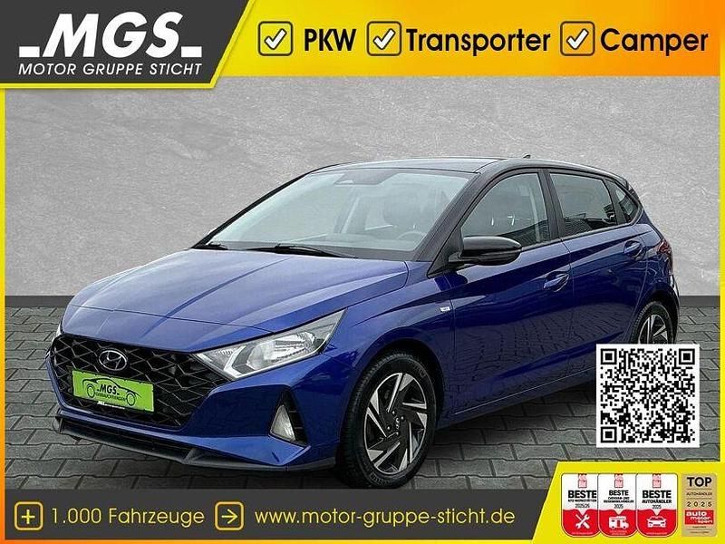 Blau Gebraucht 2021 Hyundai i20 Trend Limousine | 16.490 € (Fairer Preis) - Bild 1/4