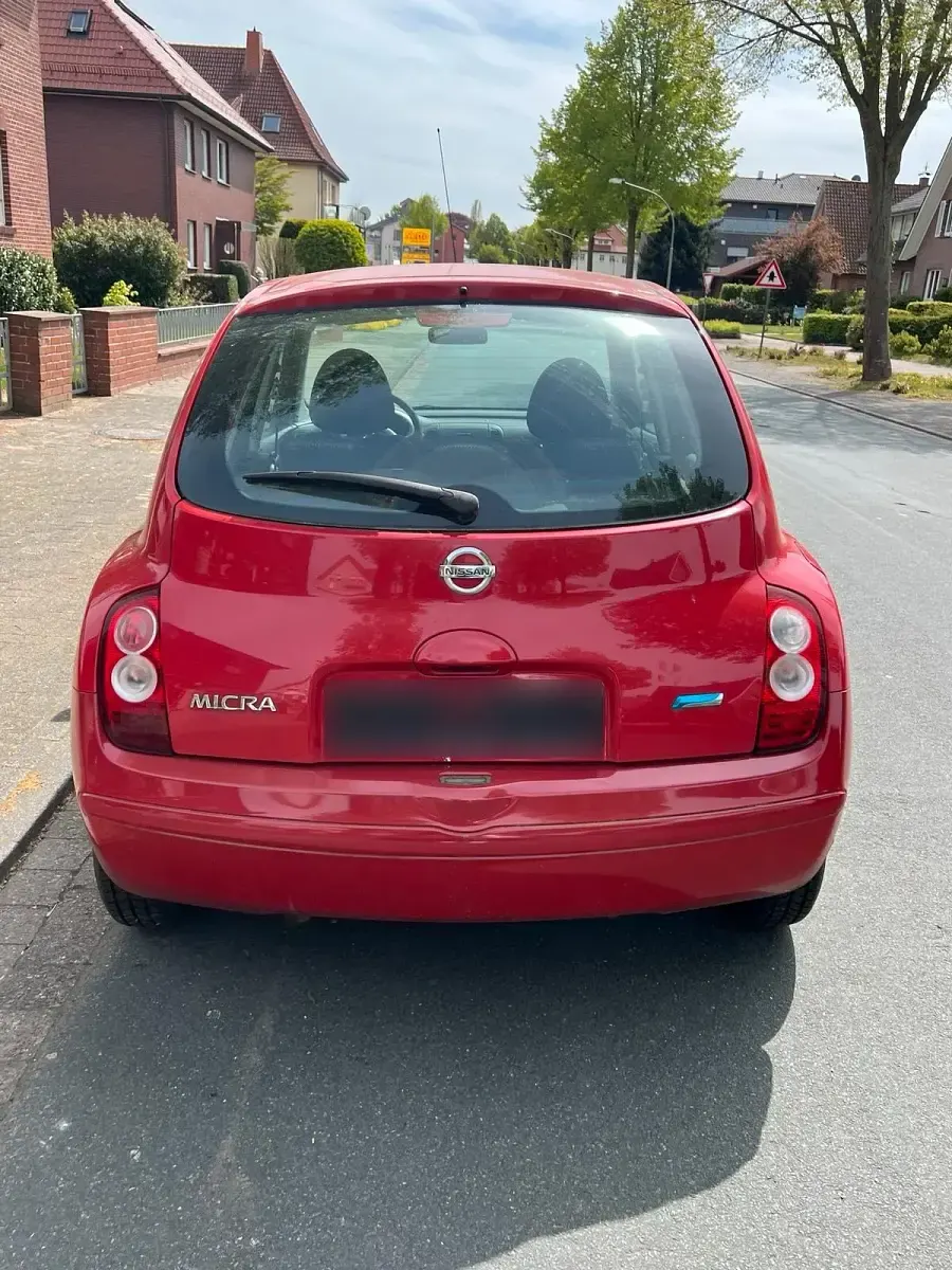 Gebraucht Nissan Micra 65 PS (47 kW) 2010 Rot Kleinwagen
