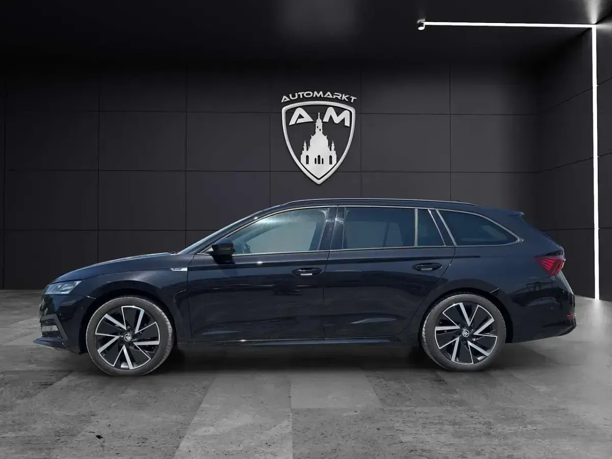 Gebraucht Skoda Octavia SportLine 190 PS (139 kW) 2022 Schwarz Limousine