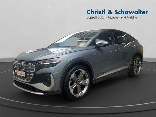 Blau Gebraucht 2022 Audi Q4 Sportback e-tron S-Line SUV | 36.901 € (Guter Preis) - Bild 1/4