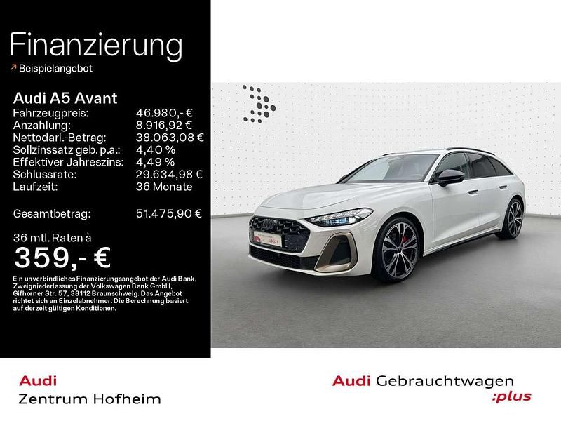 Gletscherweiß metallic Gebraucht 2024 Audi A5 Ambiente Coupé | 46.980 € (Fairer Preis) - Bild 1/4