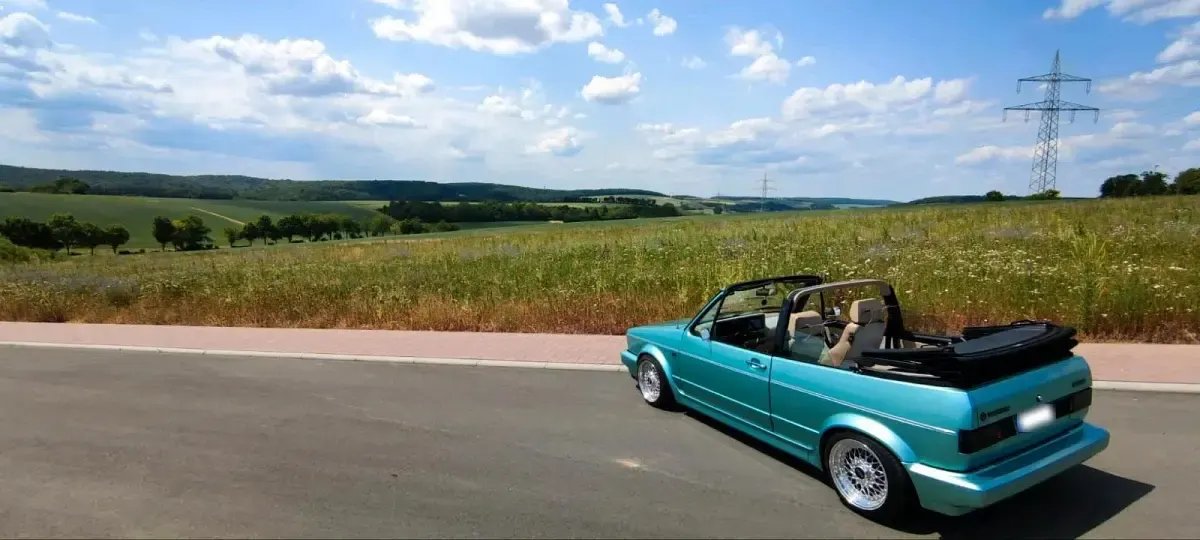 Gebraucht VW Golf Cabriolet 98 PS (72 kW) 1994 Blau Cabrio
