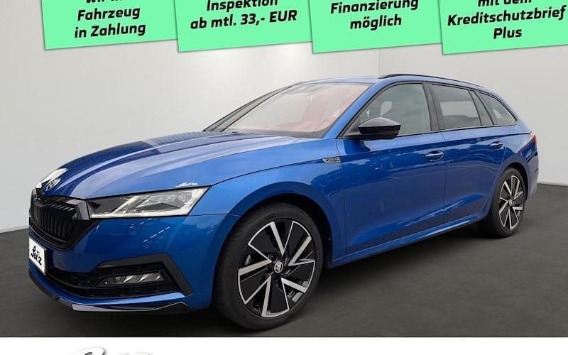 Blau Gebraucht 2022 Skoda Octavia SportLine Kombi | 30.999 € (Guter Preis) - Bild 1/4