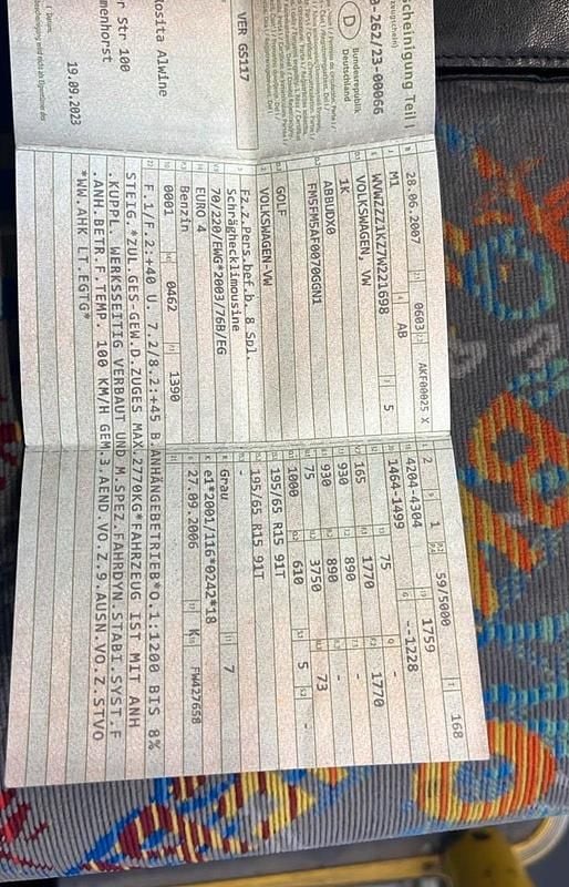 Gebraucht VW Golf 75 PS (55 kW) 2007 Grau Coupé