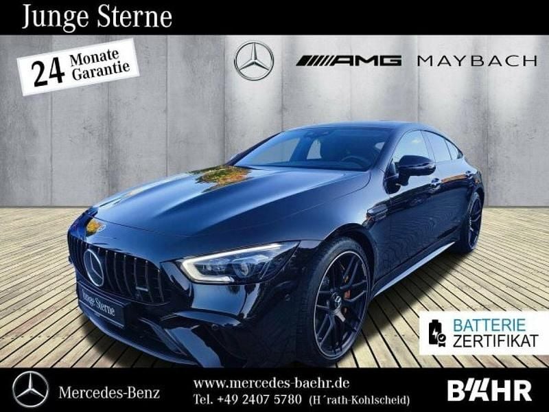 Lack obsidianschwarz (metallic) Gebraucht 2024 Mercedes AMG GT 63 AMG Coupé | 138.950 € (Superpreis) - Bild 1/4