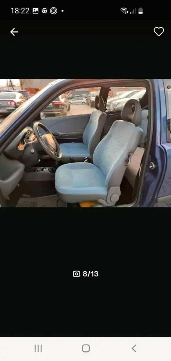 Gebraucht Fiat Seicento 54 PS (39 kW) 2002 Blau Kleinwagen