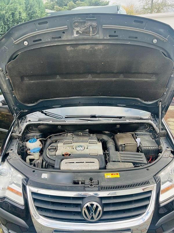 Gebraucht VW Touran Conceptline 140 PS (102 kW) 2007 Schwarz Van / Kleinbus