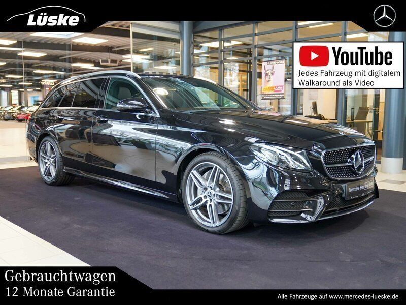 Obsidianschwarz Gebraucht 2020 Mercedes E300 AMG line Kombi | 37.900 € (Etwas zu teuer) - Bild 1/4
