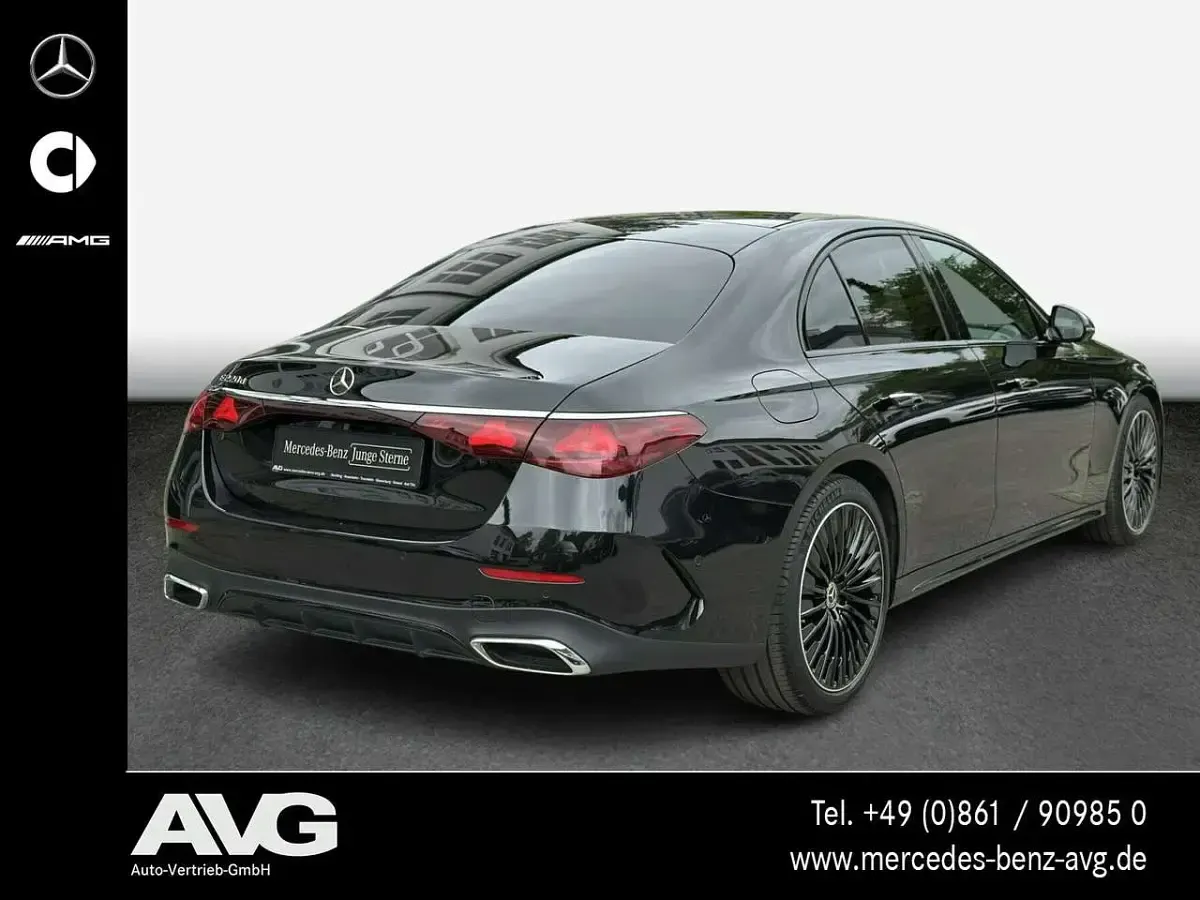 Second-hand Mercedes E220 AMG 197 CP (144 kW) 2025 Negru Berlinǎ