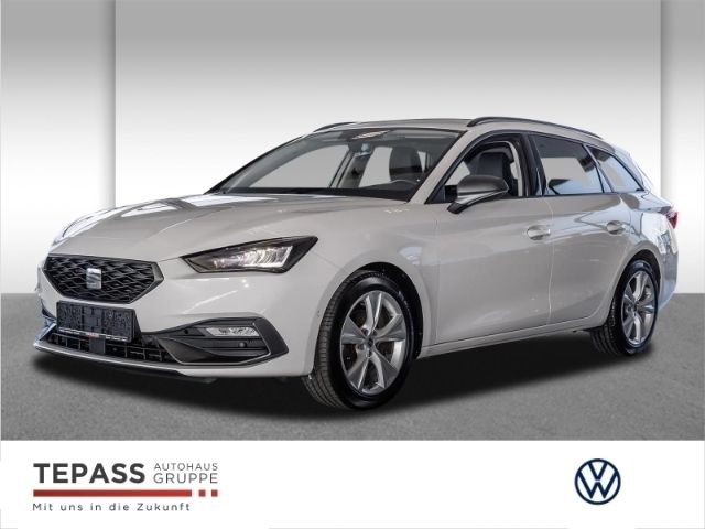 Weiss Gebraucht 2021 Seat Leon FR-Line Kombi | 17.440 € (Guter Preis) - Bild 1/4