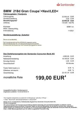 Gebraucht BMW 218 Performance 150 PS (110 kW) 2021 Alpinweiss iii Coupé