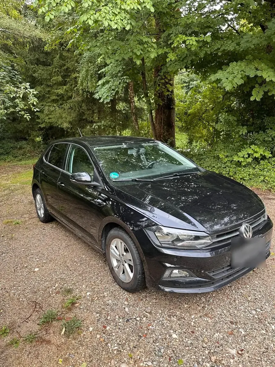 Gebraucht VW Polo 95 PS (69 kW) 2018 Schwarz Kleinwagen