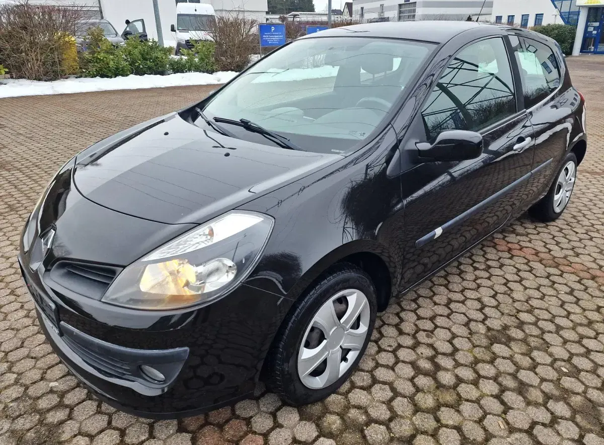 Gebraucht Renault Clio 75 PS (55 kW) 2007 Schwarz Kleinwagen