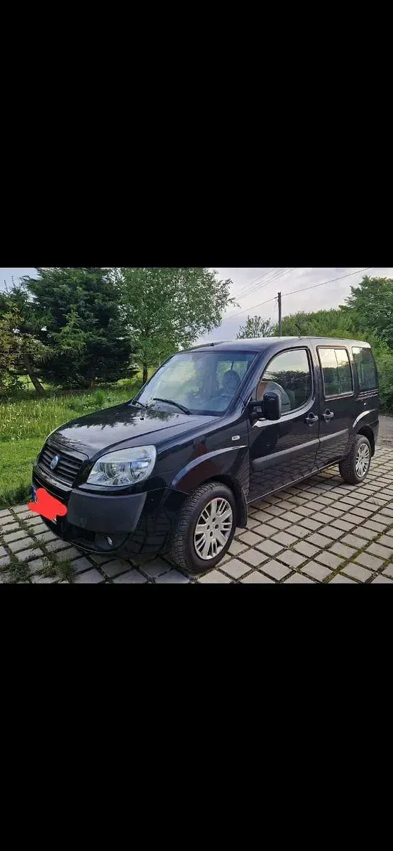 Gebraucht Fiat Doblò Dynamic 84 PS (61 kW) 2007 Schwarz Van / Kleinbus