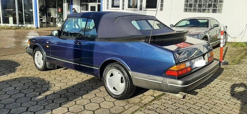 Blau Gebraucht 1993 Saab 900 Cabriolet Cabrio | 25.500 € - Bild 1/4
