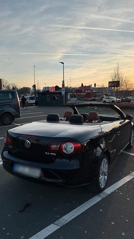 Gebraucht VW Eos 140 PS (102 kW) 2008 Schwarz Cabrio