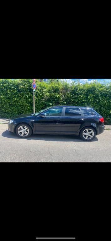 Schwarz Gebraucht 2008 Audi A3 Sportback S-Line Limousine | 3.400 € (Superpreis) - Bild 1/4
