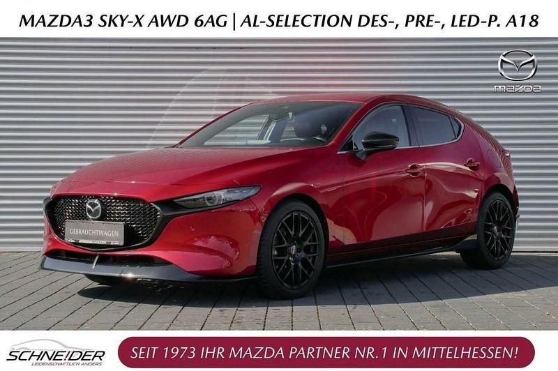 Gebraucht Mazda 3 Selection 186 PS (136 kW) 2022 Magmarot Limousine