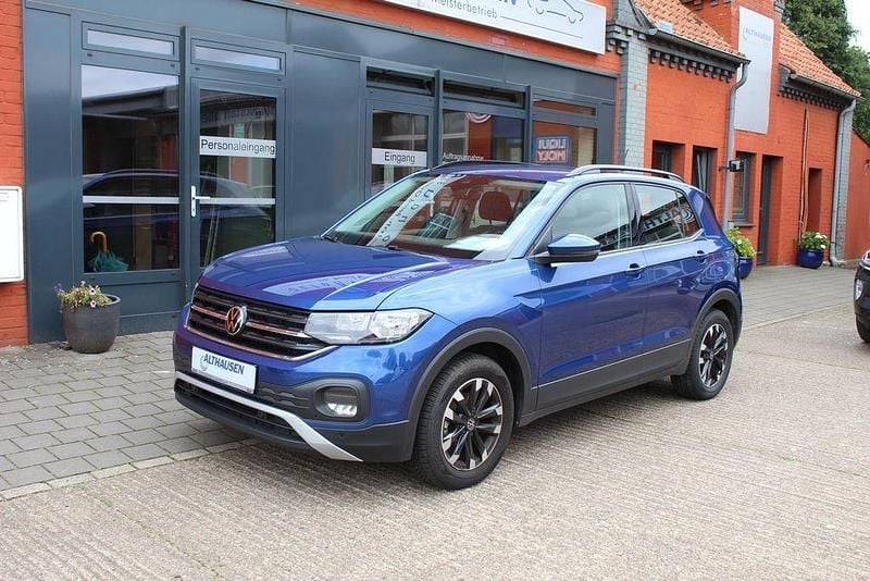 Blau Gebraucht 2021 VW T-Cross Life SUV | 19.990 € (Guter Preis) - Bild 1/4