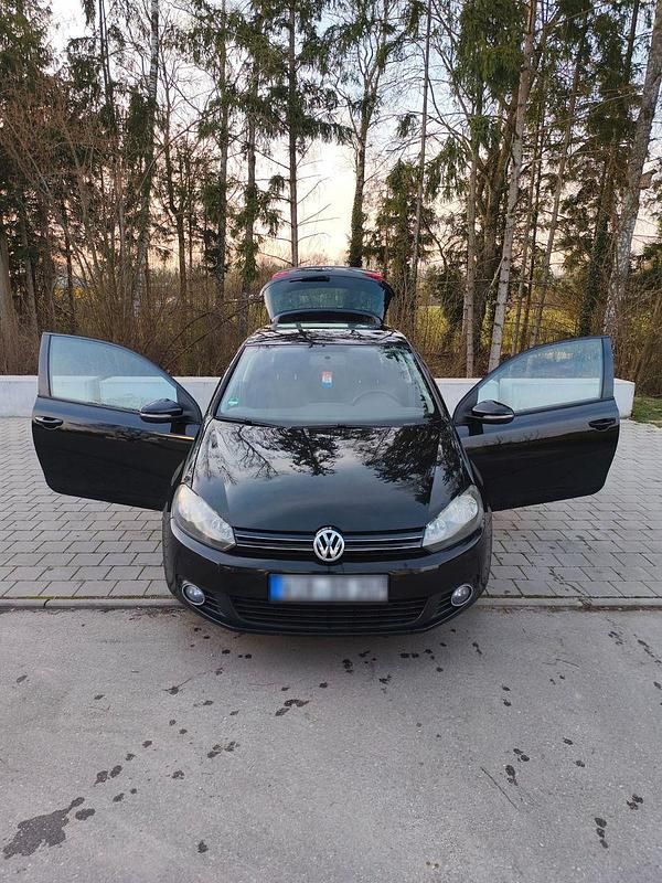 Gebraucht VW Golf VI 122 PS (89 kW) 2009 Schwarz Kleinwagen