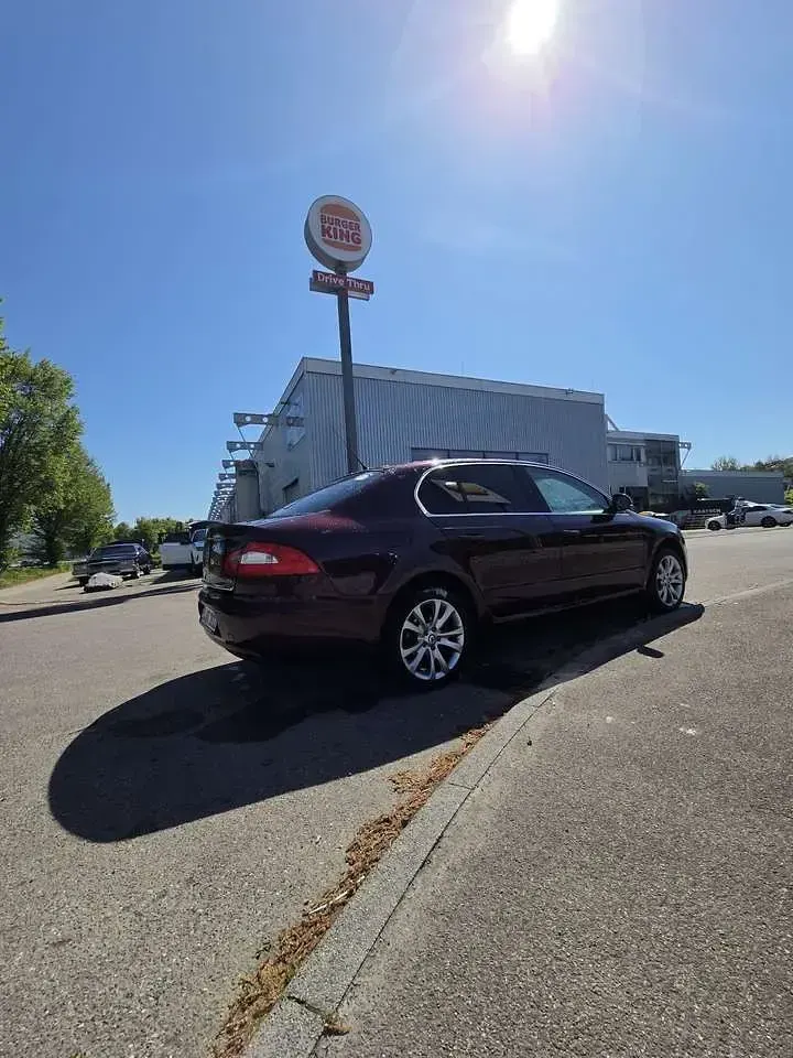 Brugt Skoda Superb Elegance 160 HK (117 kW) 2008 Rød Sedan