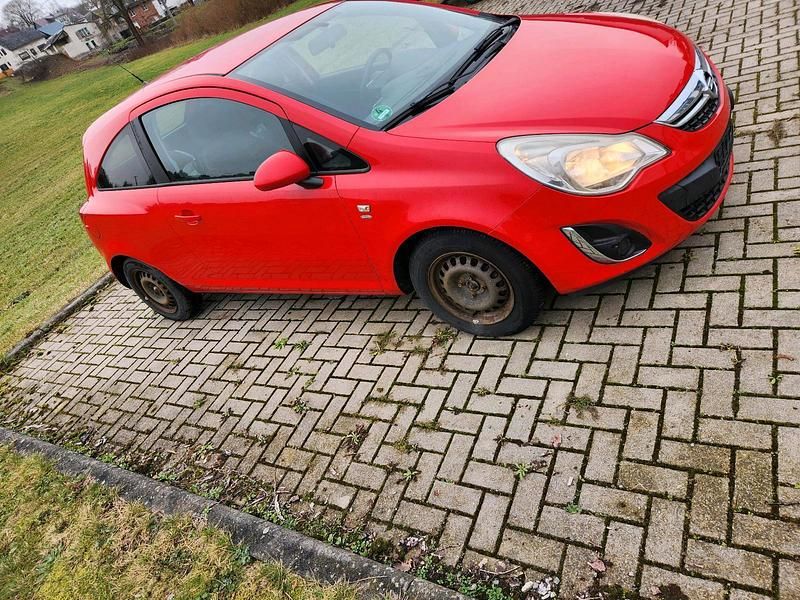 Gebraucht Opel Corsa 69 PS (50 kW) 2011 Rot Kleinwagen