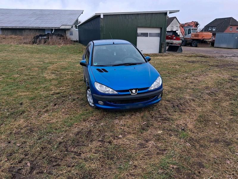 Gebraucht Peugeot 206 75 PS (55 kW) 2004 Blau Kleinwagen