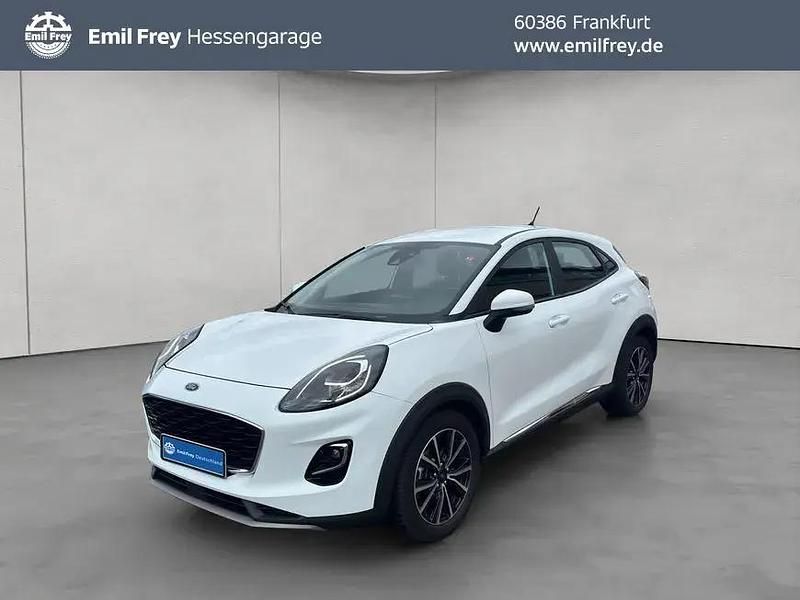 Frozen white Gebraucht 2022 Ford Puma Titanium SUV | 15.450 € (Superpreis) - Bild 1/4