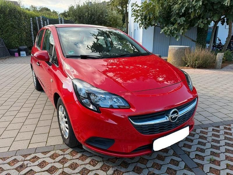 Rot Gebraucht 2015 Opel Corsa Selection Limousine | 6.590 € (Guter Preis) - Bild 1/4