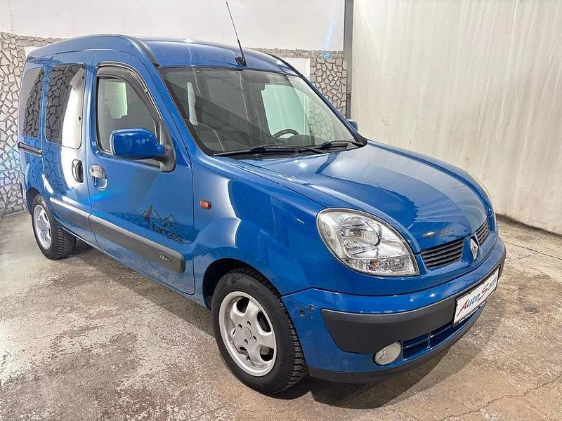 Gebraucht Renault Kangoo Privilege 75 PS (55 kW) 2003 Blau Van / Kleinbus
