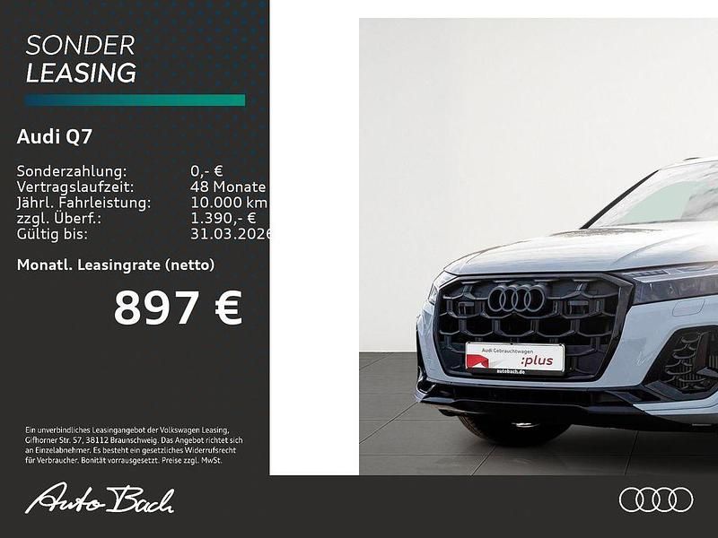 Neu Audi Q7 S-Line 489 PS (359 kW) 2025 Weiß SUV