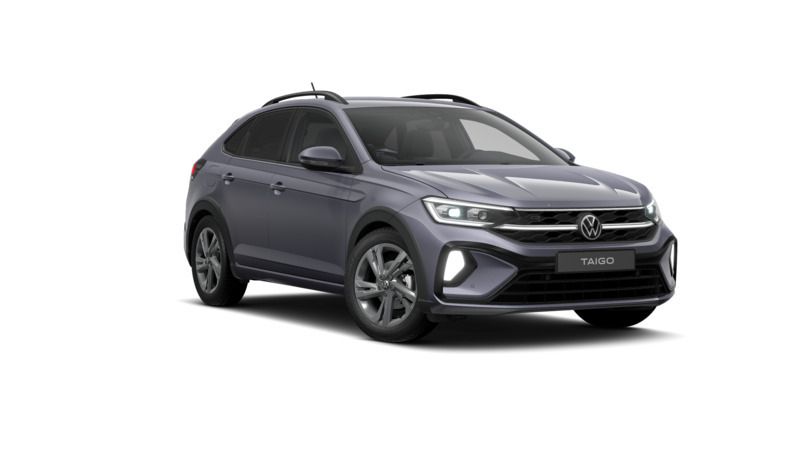 Rauchgrau metallic Gebraucht 2024 VW Taigo R-line SUV | 26.430 € (Fairer Preis) - Bild 1/4