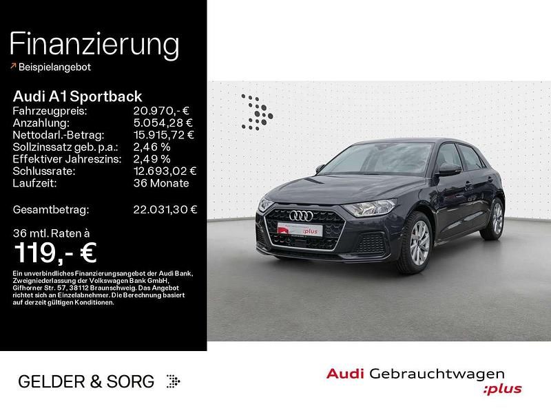 Manhattangrau metallic Gebraucht 2024 Audi A1 Advanced Plus Kleinwagen | 20.970 € (Guter Preis) - Bild 1/4
