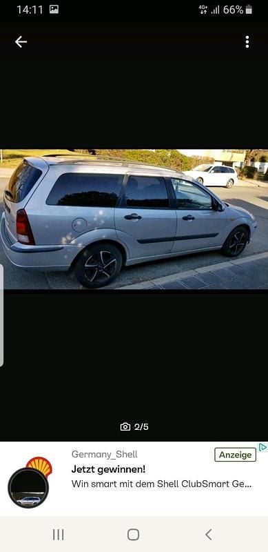 Gebraucht Ford Focus 90 PS (66 kW) 2004 Silber Kombi