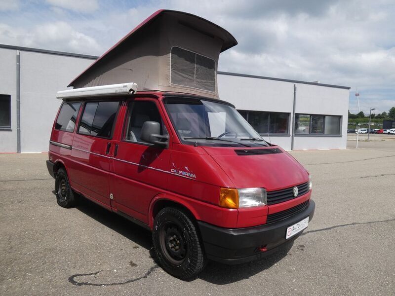 Rot Gebraucht 1992 VW T4 California Van | 10.900 € - Bild 1/4