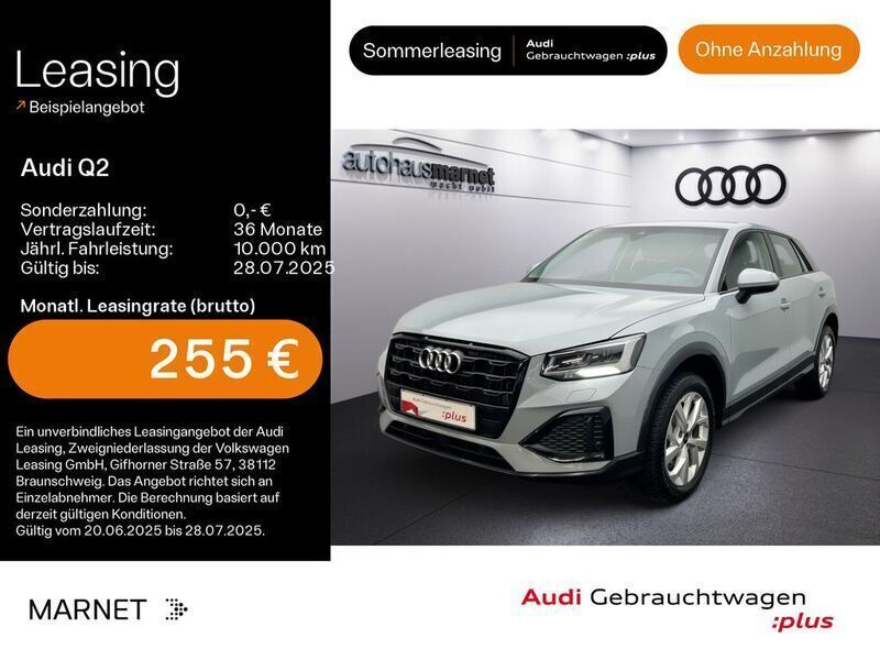 Pfeilgrau perleffekt Gebraucht 2024 Audi Q2 Advanced Plus SUV | 32.280 € (Fairer Preis) - Bild 1/4