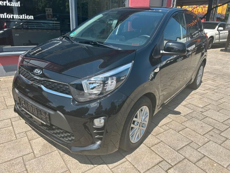 Schwarz Gebraucht 2021 Kia Picanto DREAM-TEAM Edition Kleinwagen | 12.890 € (Fairer Preis) - Bild 1/4
