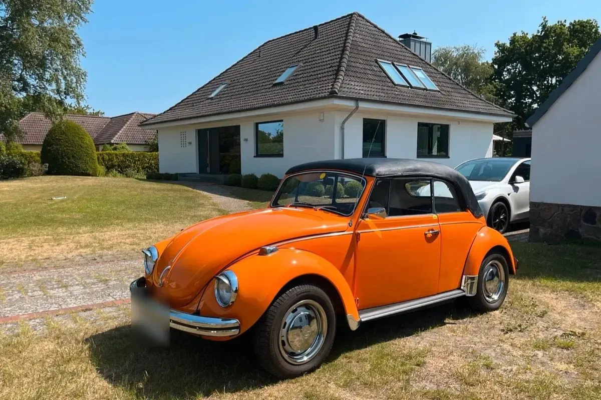 Gebraucht VW Käfer 44 PS (32 kW) 1971 Orange Cabrio