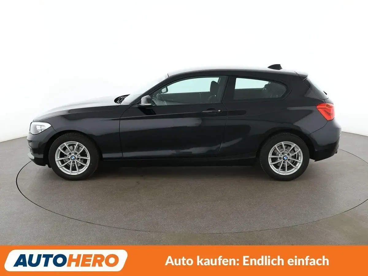 Gebraucht BMW 116 Advantage 109 PS (80 kW) 2017 Schwarz Kleinwagen