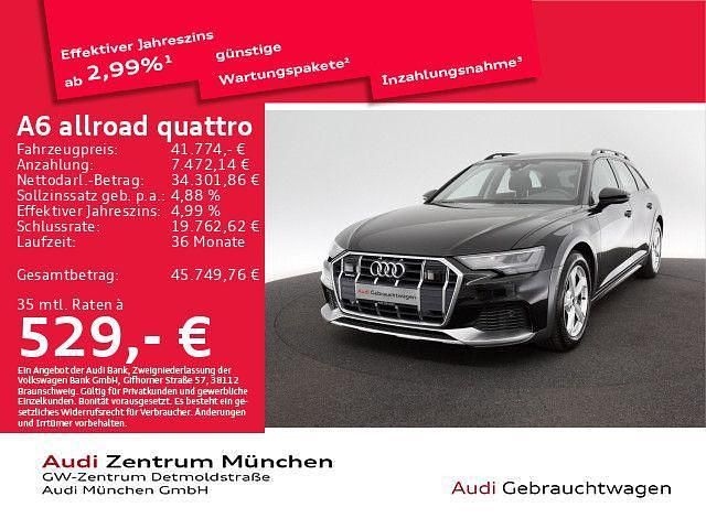 Mythosschwarz metallic Gebraucht 2022 Audi A6 Allroad Premium Kombi | 41.774 € (Fairer Preis) - Bild 1/2