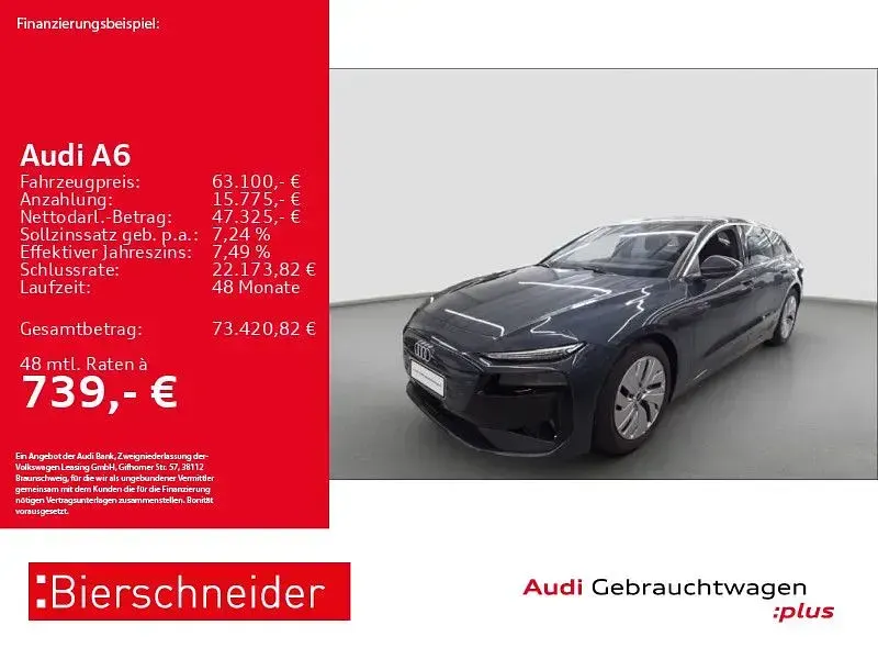 Gebraucht Audi A6 e-tron Performance 314 kW (428 PS) 2025 Plasmablau metallic Kombi